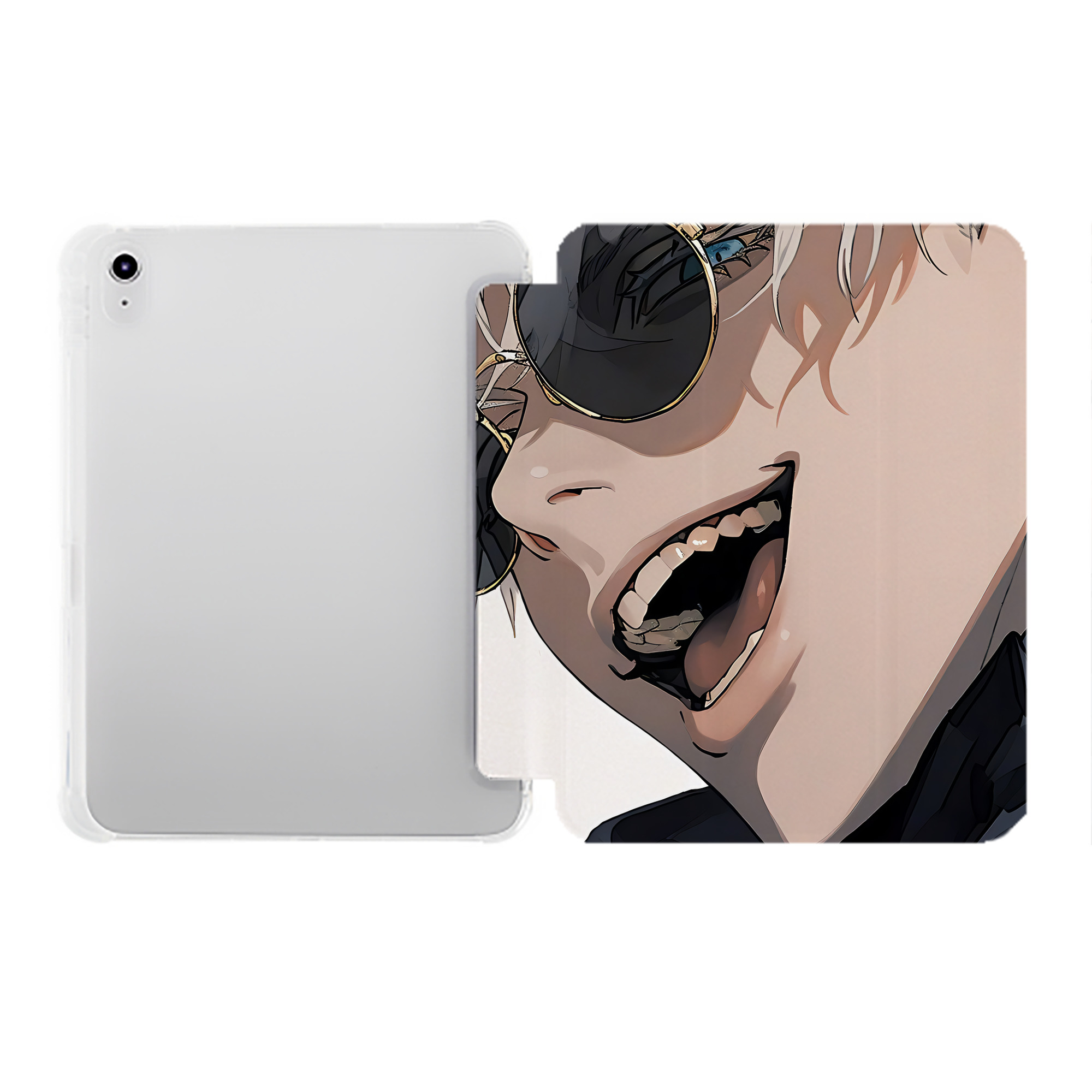 （画像用） SPY×FAMILY间谍家家酒 IPad ケース ペン収納付き 三つ折りスタンド PUレザー×シリコン 対応機種9.5/10.5/10.9インチ